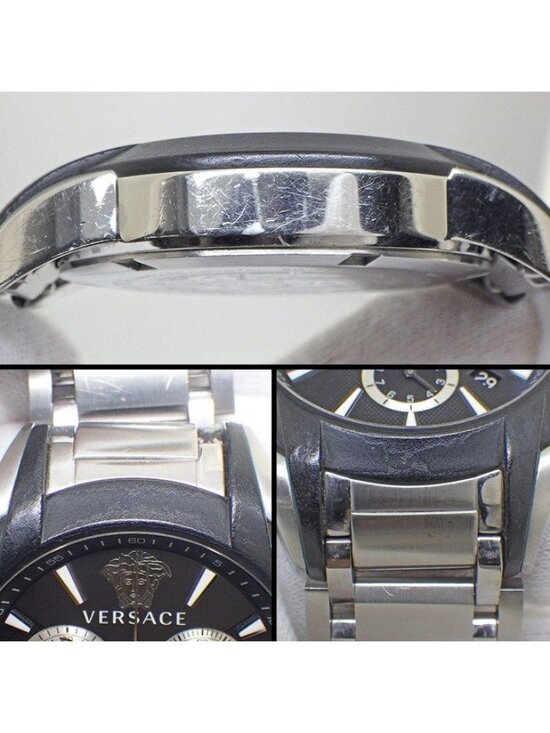 Versace Watch Character Medusa M8c Date Chronograph Small Second Guilloche